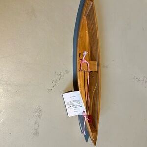 Wooden canoe model